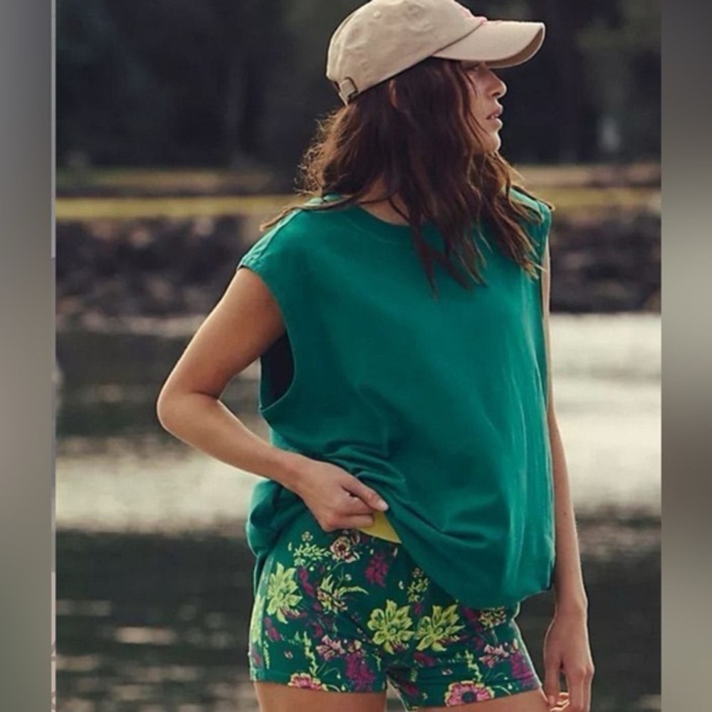 Free People Hot Shot Floral Print Short